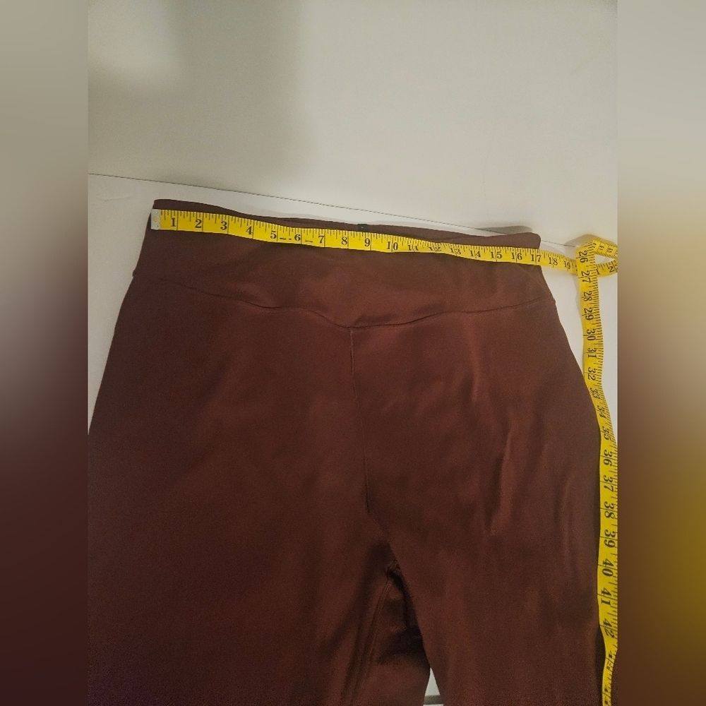 Savage X Fenty-Women's 3X Maroon Leggings Plus Size - Picture 5 of 9